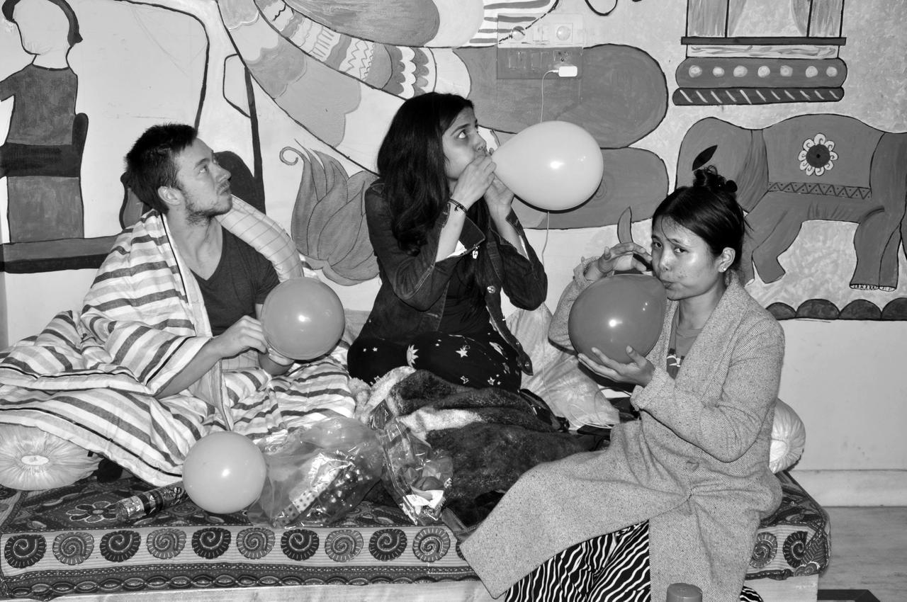 Friends Hostel New Delhi Luaran gambar